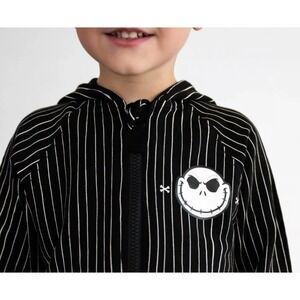 Little Sleepies Disney Jack Skellington Zip Hoodie Size 3T New With Tags